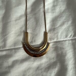Gold and Silver Pendant Necklace